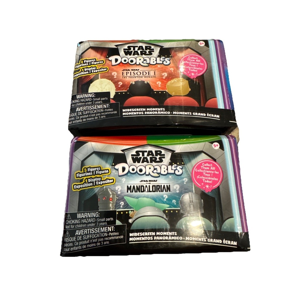 Lot of 2 Star Wars Doorables Widescreen Moments – Mandalorian, Episode New